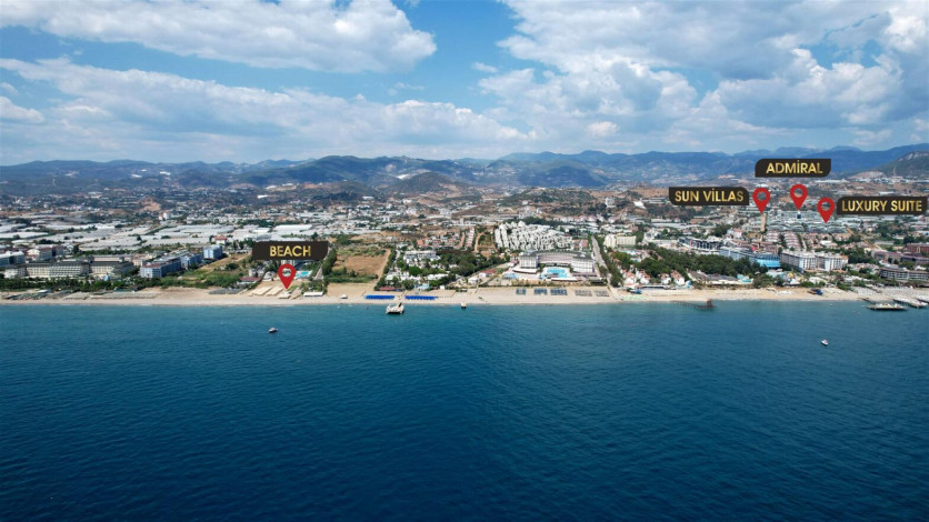 Готовый комплекс апартаментов и вилл премиум-класса в поселке Конаклы под Аланией, 80,3м-319,45м - Ракурс 4