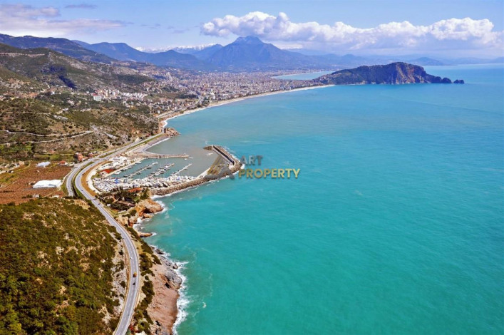 Готовый комплекс апартаментов и вилл премиум-класса в поселке Конаклы под Аланией, 80,3м-319,45м - Ракурс 5