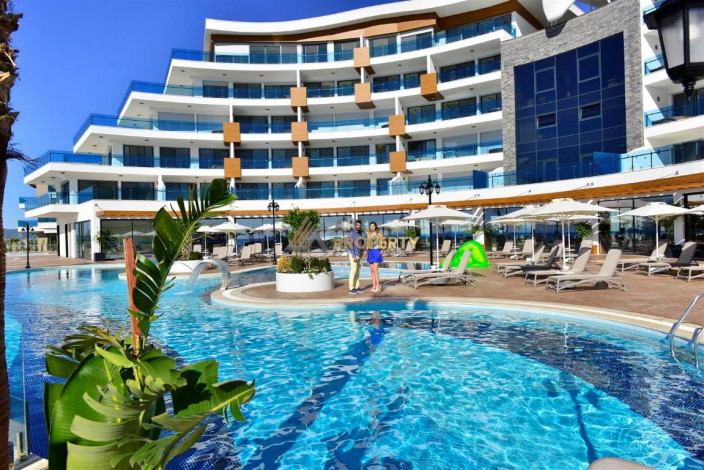 Готовый комплекс апартаментов и вилл премиум-класса в поселке Конаклы под Аланией, 80,3м-319,45м - Ракурс 7