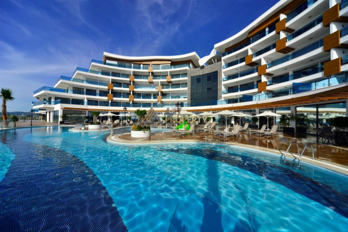 Готовый комплекс апартаментов и вилл премиум-класса в поселке Конаклы под Аланией, 80,3м-319,45м - Ракурс 8