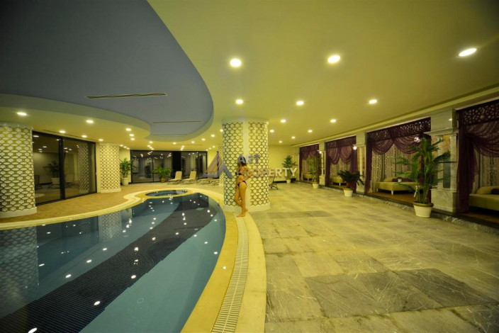 Готовый комплекс апартаментов и вилл премиум-класса в поселке Конаклы под Аланией, 80,3м-319,45м - Ракурс 15