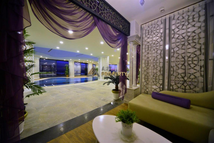 Готовый комплекс апартаментов и вилл премиум-класса в поселке Конаклы под Аланией, 80,3м-319,45м - Ракурс 16