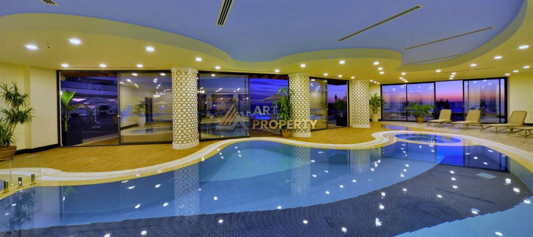 Готовый комплекс апартаментов и вилл премиум-класса в поселке Конаклы под Аланией, 80,3м-319,45м - Ракурс 17