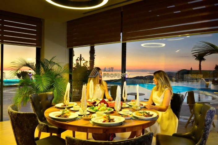 Готовый комплекс апартаментов и вилл премиум-класса в поселке Конаклы под Аланией, 80,3м-319,45м - Ракурс 19