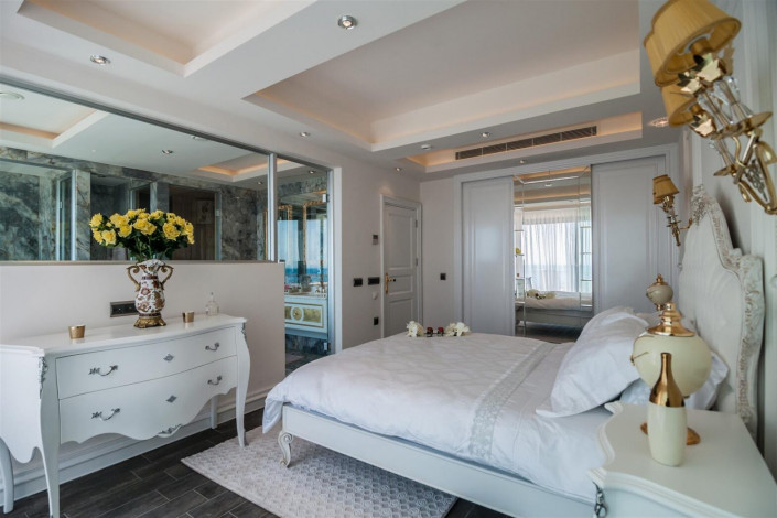 Готовый комплекс апартаментов и вилл премиум-класса в поселке Конаклы под Аланией, 80,3м-319,45м - Ракурс 30