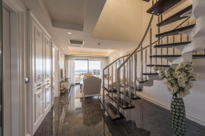 Готовый комплекс апартаментов и вилл премиум-класса в поселке Конаклы под Аланией, 80,3м-319,45м - Ракурс 33