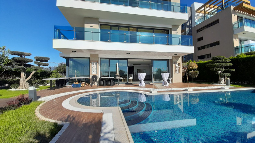 Готовый комплекс апартаментов и вилл премиум-класса в поселке Конаклы под Аланией, 80,3м-319,45м - Ракурс 41