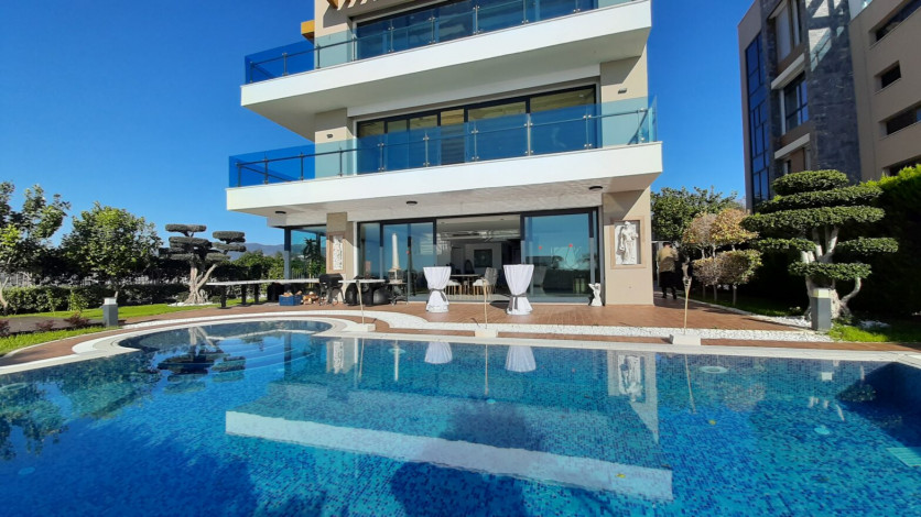 Готовый комплекс апартаментов и вилл премиум-класса в поселке Конаклы под Аланией, 80,3м-319,45м - Ракурс 42