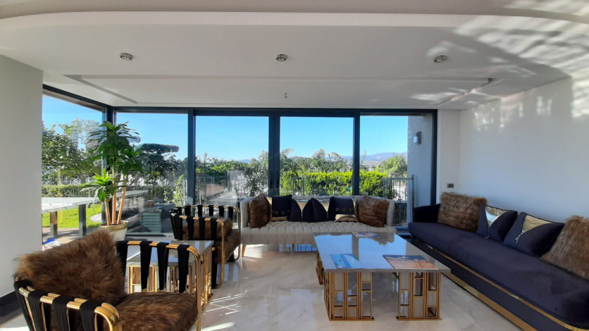 Готовый комплекс апартаментов и вилл премиум-класса в поселке Конаклы под Аланией, 80,3м-319,45м - Ракурс 43