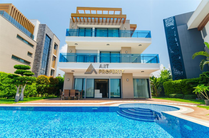 Готовый комплекс апартаментов и вилл премиум-класса в поселке Конаклы под Аланией, 80,3м-319,45м - Ракурс 45