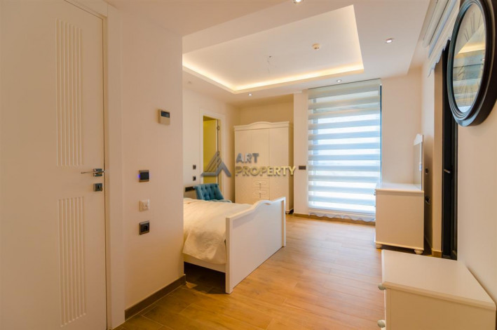 Готовый комплекс апартаментов и вилл премиум-класса в поселке Конаклы под Аланией, 80,3м-319,45м - Ракурс 47