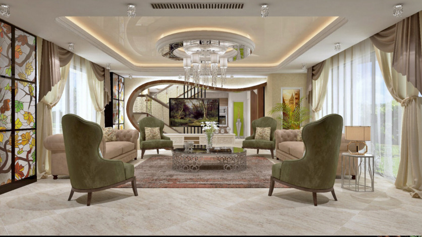 Готовый комплекс апартаментов и вилл премиум-класса в поселке Конаклы под Аланией, 80,3м-319,45м - Ракурс 54