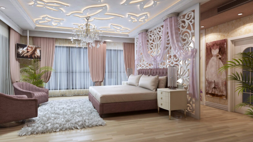 Готовый комплекс апартаментов и вилл премиум-класса в поселке Конаклы под Аланией, 80,3м-319,45м - Ракурс 55