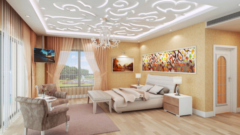 Готовый комплекс апартаментов и вилл премиум-класса в поселке Конаклы под Аланией, 80,3м-319,45м - Ракурс 56