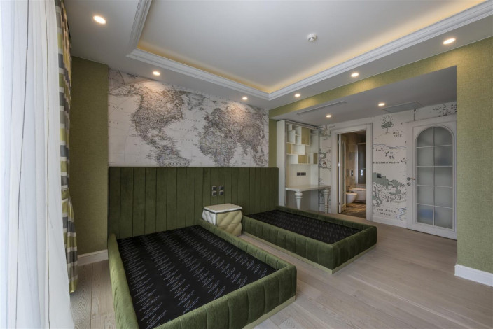 Готовый комплекс апартаментов и вилл премиум-класса в поселке Конаклы под Аланией, 80,3м-319,45м - Ракурс 58