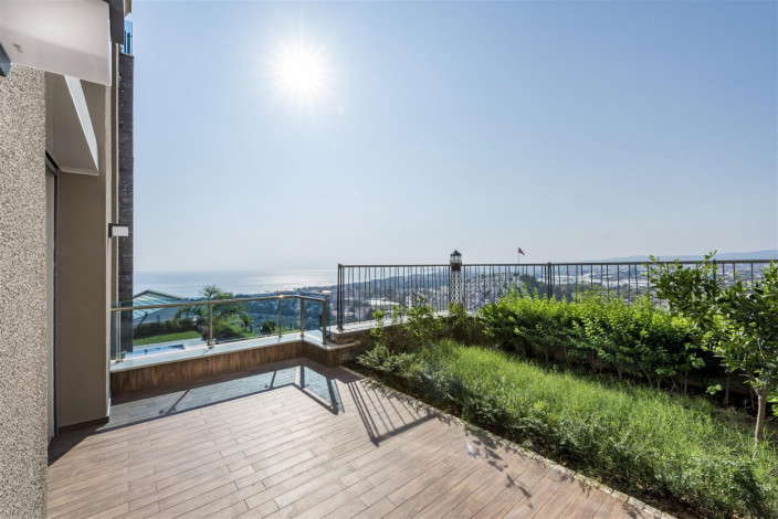 Готовый комплекс апартаментов и вилл премиум-класса в поселке Конаклы под Аланией, 80,3м-319,45м - Ракурс 59