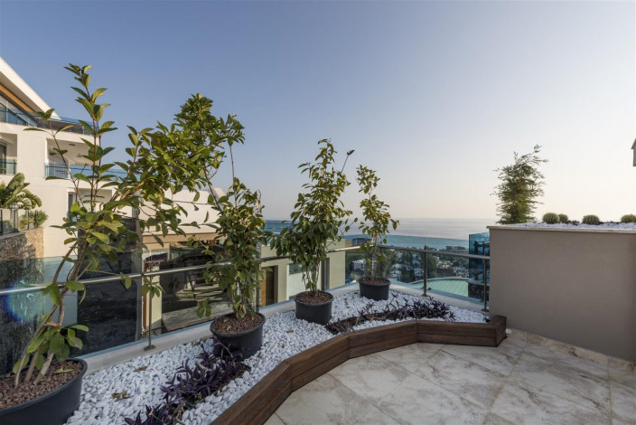 Готовый комплекс апартаментов и вилл премиум-класса в поселке Конаклы под Аланией, 80,3м-319,45м - Ракурс 61