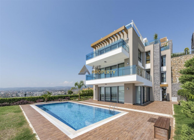 Готовый комплекс апартаментов и вилл премиум-класса в поселке Конаклы под Аланией, 80,3м-319,45м - Ракурс 63