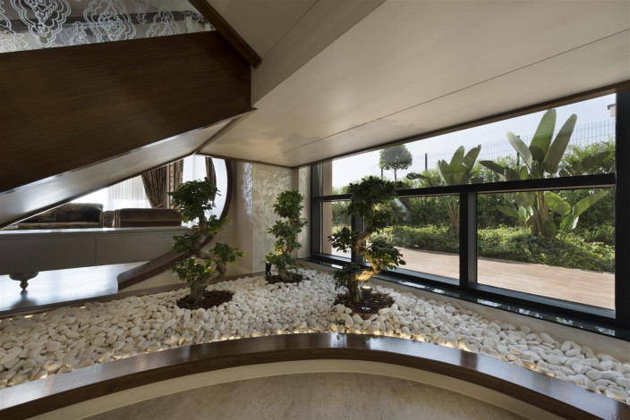 Готовый комплекс апартаментов и вилл премиум-класса в поселке Конаклы под Аланией, 80,3м-319,45м - Ракурс 65