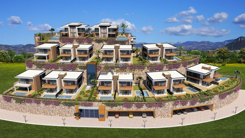 Элитные солнечные виллы в Конаклы, подходят для получения гражданства,  171,5м-228м - Ракурс 9