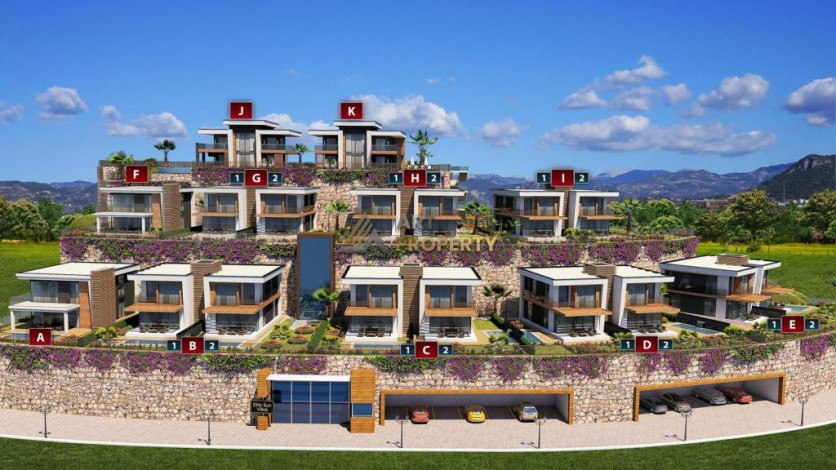 Элитные солнечные виллы в Конаклы, подходят для получения гражданства,  171,5м-228м - Ракурс 11