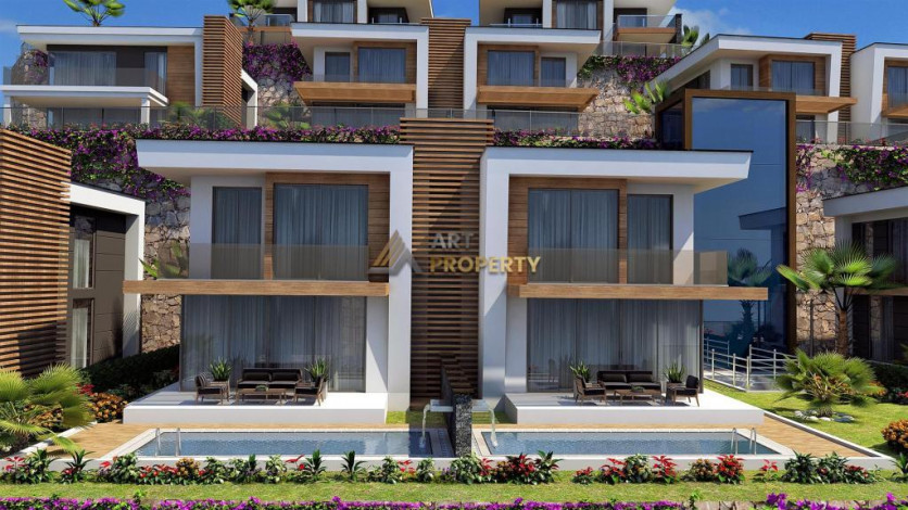 Элитные солнечные виллы в Конаклы, подходят для получения гражданства,  171,5м-228м - Ракурс 12