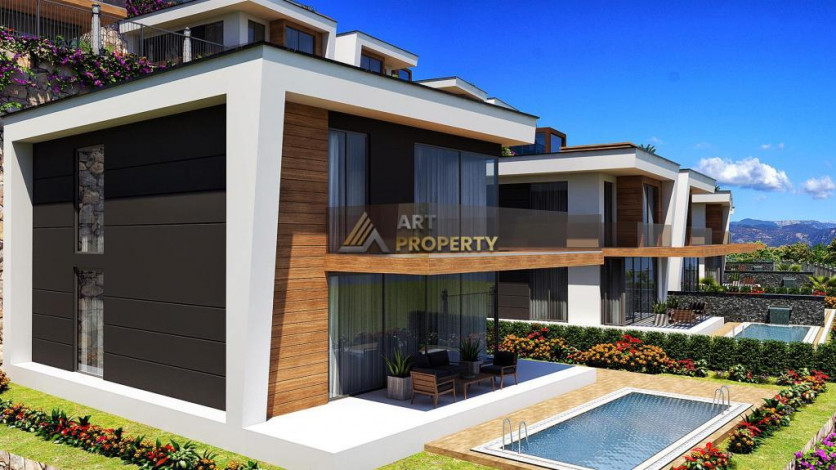 Элитные солнечные виллы в Конаклы, подходят для получения гражданства,  171,5м-228м - Ракурс 13