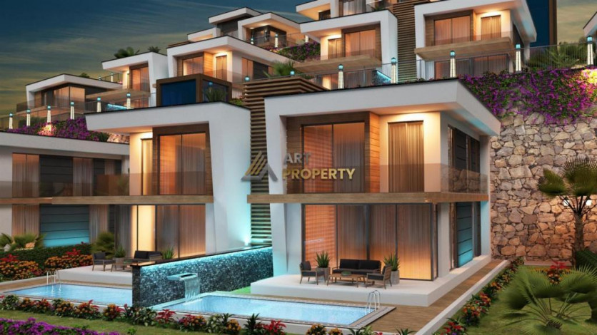 Элитные солнечные виллы в Конаклы, подходят для получения гражданства,  171,5м-228м - Ракурс 16