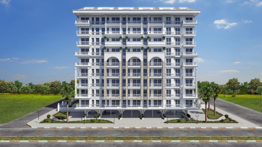 Инвестиционный проект от известного застройщика в центре Алании, 65,5м-90м - Ракурс 2