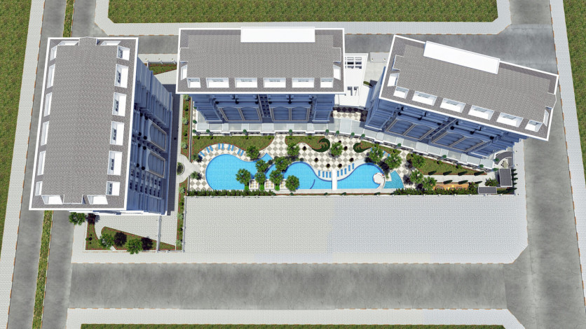 Инвестиционный проект от известного застройщика в центре Алании, 65,5м-90м - Ракурс 5