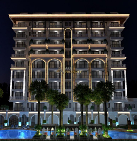 Инвестиционный проект от известного застройщика в центре Алании, 65,5м-90м - Ракурс 11