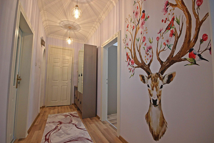 Полностью меблированная трехкомнатная квартира в районе Махмутлар, 130м - Ракурс 7