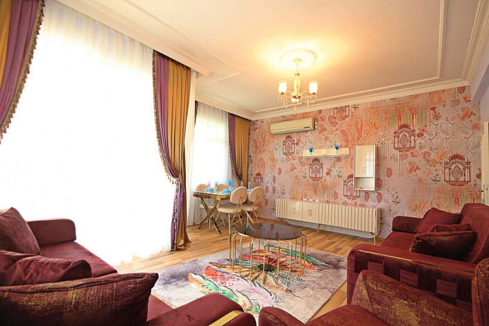 Полностью меблированная трехкомнатная квартира в районе Махмутлар, 130м - Ракурс 20