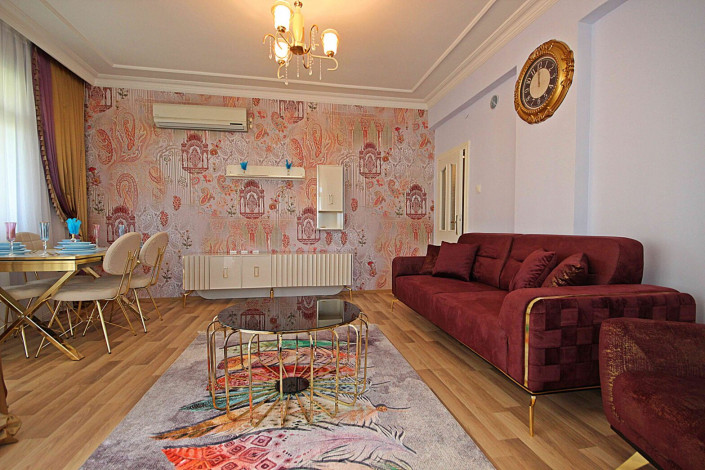 Полностью меблированная трехкомнатная квартира в районе Махмутлар, 130м - Ракурс 21