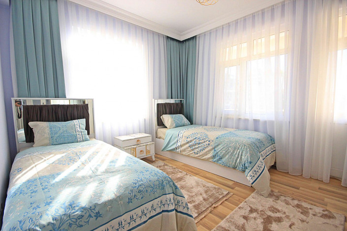 Полностью меблированная трехкомнатная квартира в районе Махмутлар, 130м - Ракурс 33