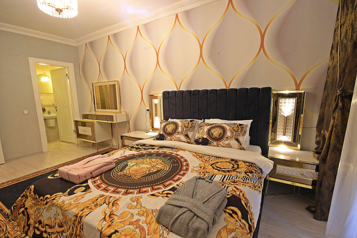 Трехкомнатная квартира с отличным ремонтом и мебелью в 100 метрах от моря в Махмутларе, площадью 120м2 - Ракурс 19