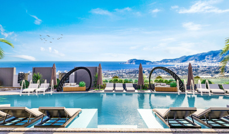 Новая резиденция на этапе строительства в районе Оба,  42м-126м - Ракурс 17