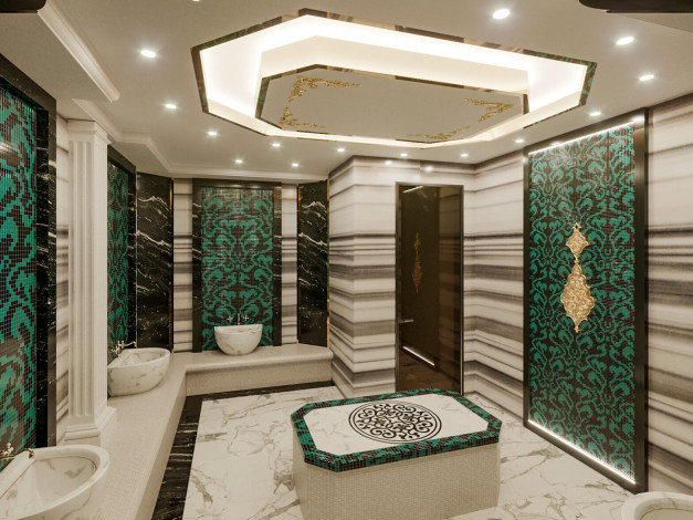 Новая резиденция на этапе строительства в районе Оба,  42м-126м - Ракурс 37