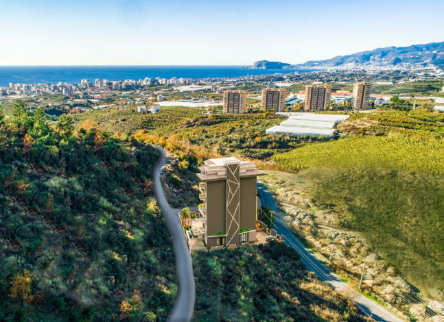 Новый инвестиционный проект на этапе чертежа в районе Авсаллар, 49-100 м2 - Ракурс 26