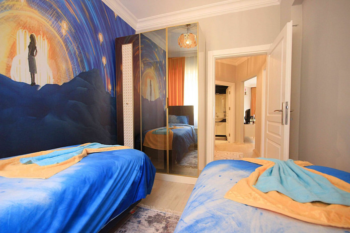 Трехкомнатная квартира с шикарным ремонтом в Махмутларе, 115м2 - Ракурс 10