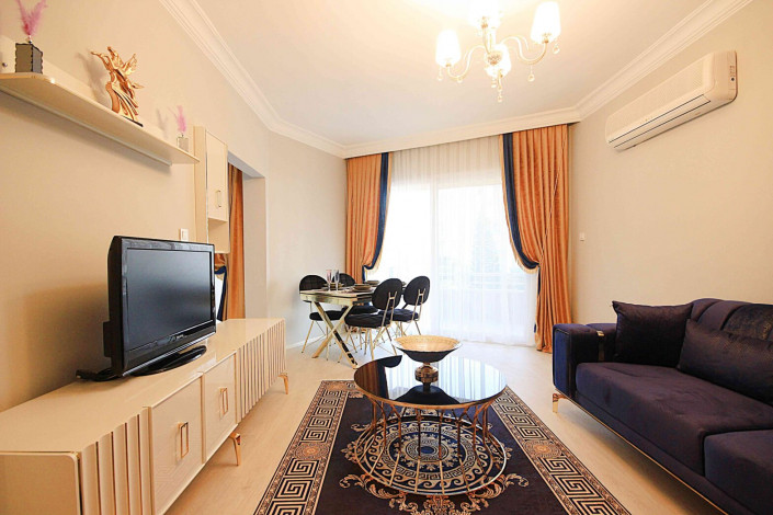 Трехкомнатная квартира с шикарным ремонтом в Махмутларе, 115м2 - Ракурс 15