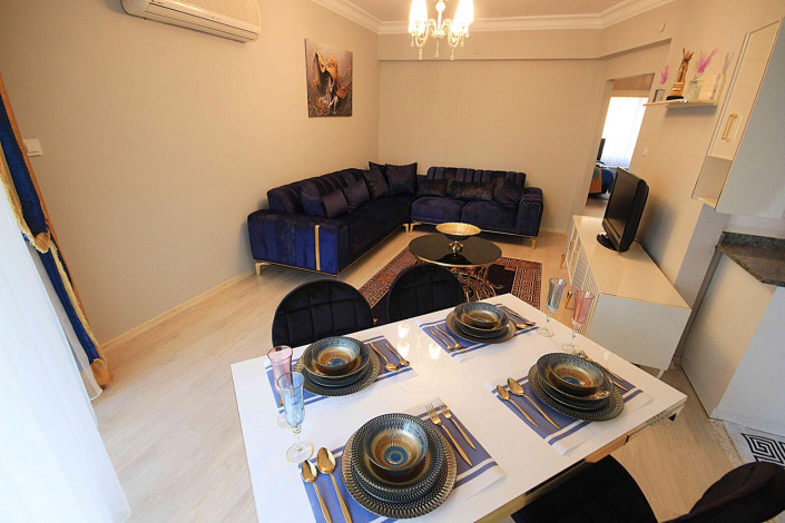 Трехкомнатная квартира с шикарным ремонтом в Махмутларе, 115м2 - Ракурс 19