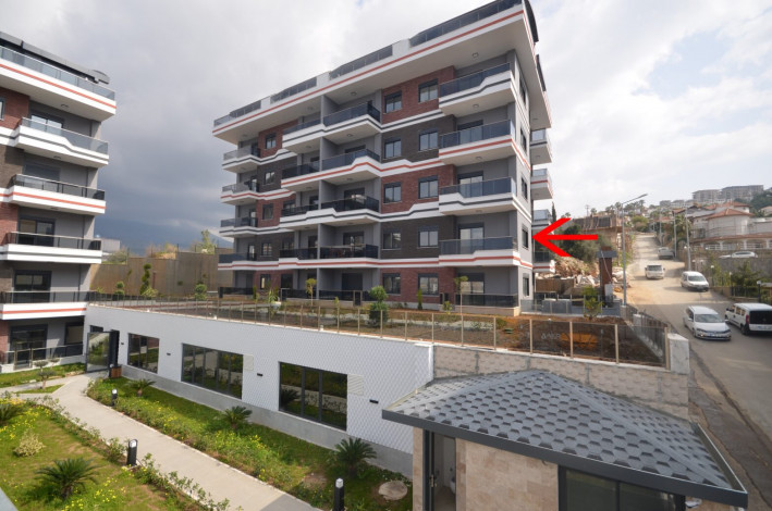 Двухкомнатные апартаменты в новом комплексе в районе Каргыджак, 53 м2 - Ракурс 20