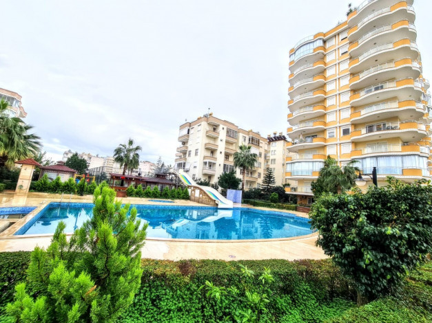 Трехкомнатная квартира с видом на море, 100 метров от моря в Махмутлар, 135м2 - Ракурс 12