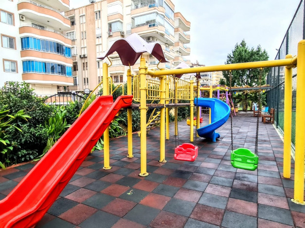 Трехкомнатная квартира с видом на море, 100 метров от моря в Махмутлар, 135м2 - Ракурс 14