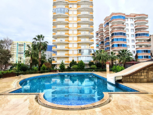 Трехкомнатная квартира с видом на море, 100 метров от моря в Махмутлар, 135м2 - Ракурс 18