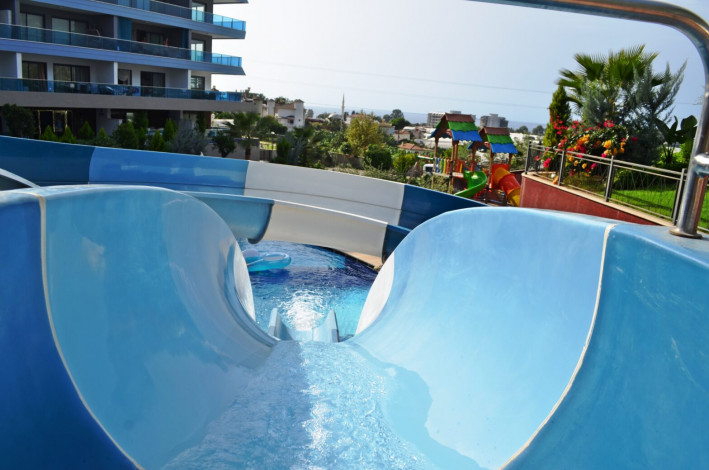 Апартаменты в современном комплексе в районе Каргыджак 3+1 с роскошной мебелью 500 метрах от моря,147 м 2. - Ракурс 28