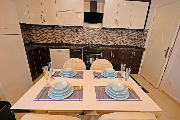 ID 1379 Трехкомнатная квартира с дизайнерским ремонтом в 300м от моря,115м2 - Ракурс 31