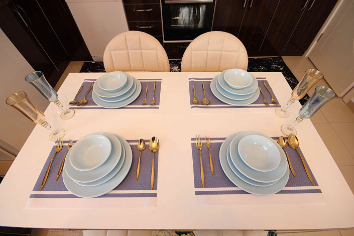 ID 1379 Трехкомнатная квартира с дизайнерским ремонтом в 300м от моря,115м2 - Ракурс 32