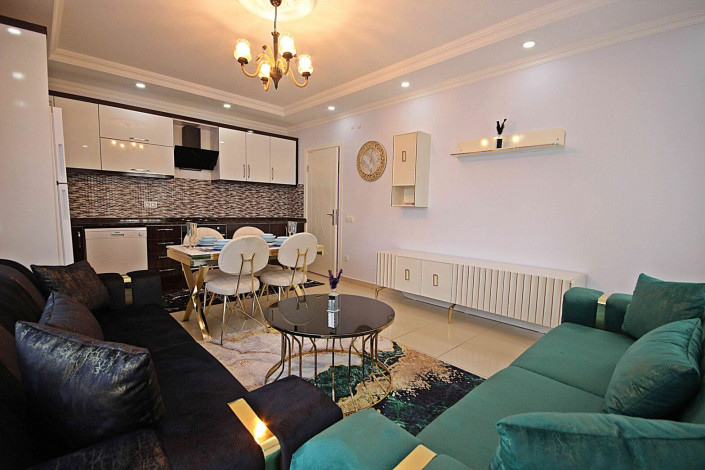 ID 1379 Трехкомнатная квартира с дизайнерским ремонтом в 300м от моря,115м2 - Ракурс 33